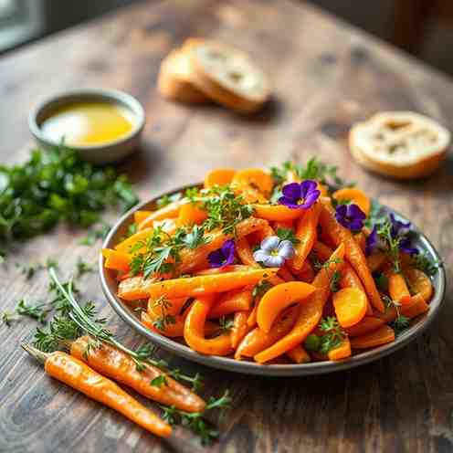 Refreshing Carrot Salad - Easy Lemon Dijon Recipe